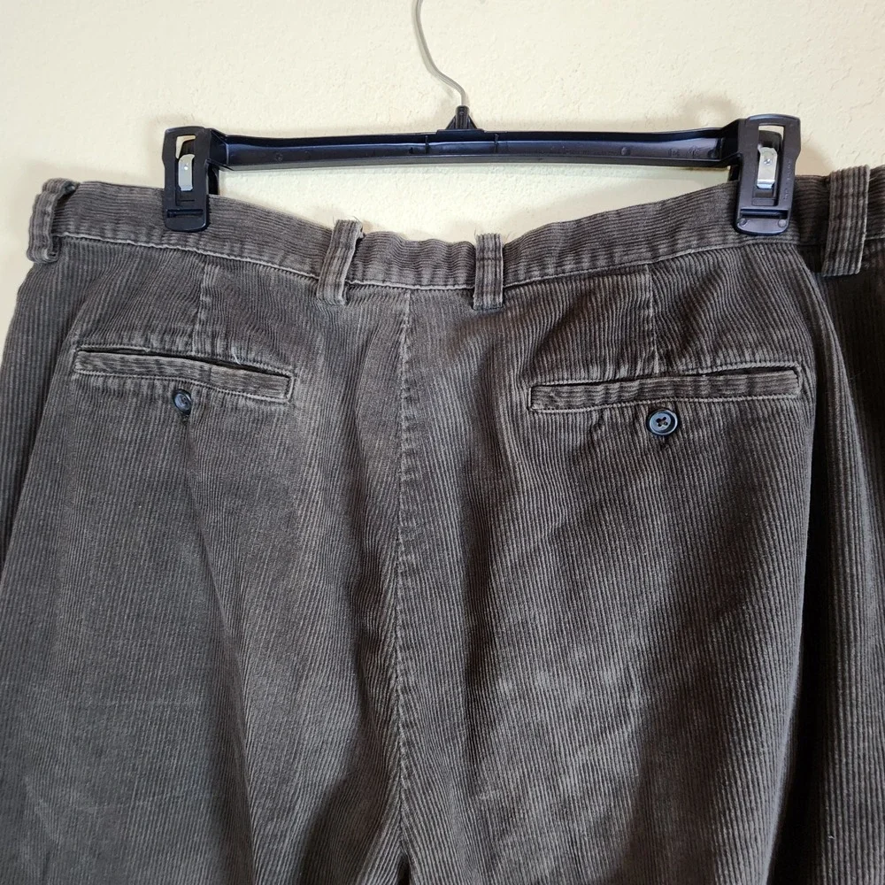 GAP Mens Relaxed Fit Corduroy Pants Straight‎ Leg Brown Size 40x30 Y2K